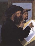 Giovanni Battista Paggi Self-Portrait with an Architect Friend Germany oil painting artist